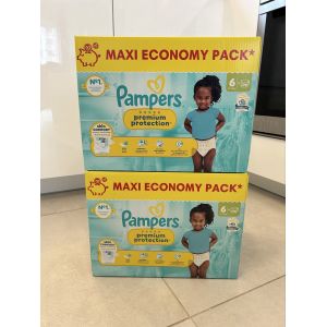 140 Couches Pampers Premium Taille 6 - Occasion