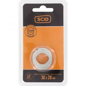 2 Bagues de réduction métal pour lame de scie circulaire SCID - 30 x 20 mm - Occasion