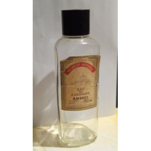 Bouteille - Eau De Cologne - " Ambr&eacute;e - Mont St Michel " - Vide - 250 ml - Occasion