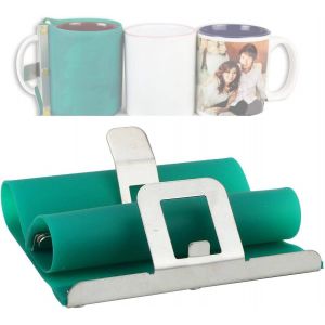 Tasse de sublimation 3D Wrap Transfert Sublimation Mug Wrap Mug Wrap Tasse 325 ml Fixation de Pince pour Impression de Tasses, normal - Occasion