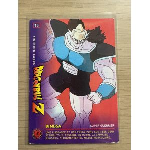 Carte 015 Dragon Ball Fighting Cards 15 Fr Dbz Binega Non Grat&eacute;e Panini - Occasion