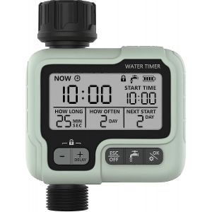 Minuterie D¿Eau Minuterie D¿Irrigation Ipx5 Arroseur Automatique Manuel Étanche Avec Grand Écran Lcd Installation Facile - Occasion