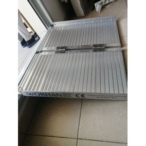 2x WORHAN 61cm Rampe Alu Pliable Valise Aluminium pour Fauteuil Roulant Chargement Scooter Plate-Forme Aluminium Anodis&eacute; 61cm R2 - Occasion