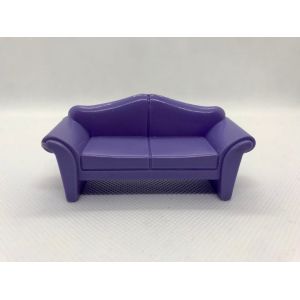 Canapé Sofa Mauve Violet Miniature Maison De Poupée Mini World Maquette - Occasion