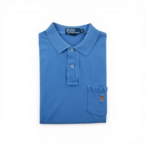 Reconditionn&eacute; - Polo Manches Courtes Homme - Taille M - Homme - Bleu Clair - Occasion