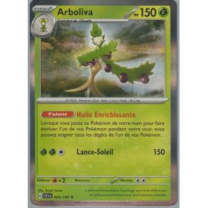 Carte Pokemon - Arboliva - 023/198 - Holo-Rare - Ecarlate Et Violet - - Occasion