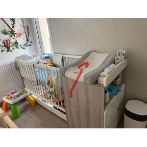 Lit &eacute;volutif marque sauthon - Occasion