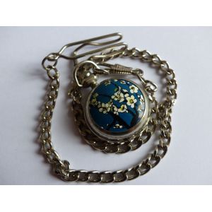 Montre Femme Mini Gousset A Fleurs - Occasion