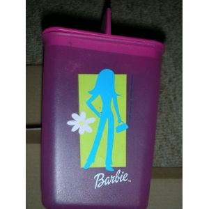 Petite Boite De Rangement Barbie Tupperware - Occasion