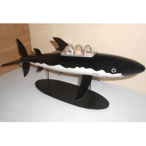 Requin Sous-Marin 43 Cm "Tintin Et Le Tr&eacute;sor De Rackham Le Rouge "Moulinsart 2009 Avec Boite D'Origine Et Certificat. R&eacute;f 46959. - Occasion