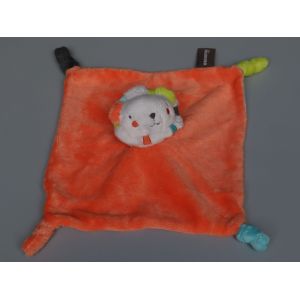 Doudou Lion Plat Orange Orchestra - Occasion