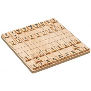 Philos - Set De Shogi Complet (Jeu D¿Échecs Japonais) Avec Ses Koma (Pièces Traditionnelles En Bois) Et Son Plateau En Érable 26x26 Cm - Occasion