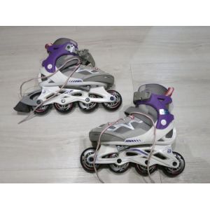 Paire Rollers Fille Taille 32-35 Oxelo - Occasion