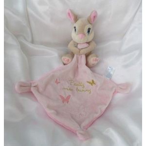 Doudou Lapin Mouchoir Rose Pretty Miss Bunny Papillon Doré Simba Toys Nicotoy - Occasion