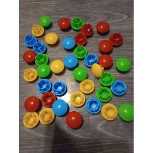 40 Boutons Qercetti Fantacolor . - Occasion