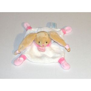 Doudou Lapin Plat Petit Baby Nat Peluche Lapin - Occasion