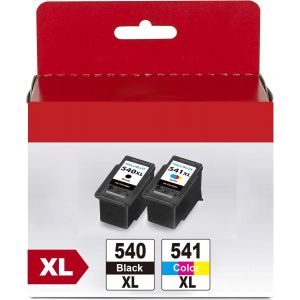 PG-540 XL CL-541 XL Remplacement pour Canon 540 et 541 XL Encre pour Canon 540 541 540XL Compatibles pour PIXMA MG3650 MG3550 MG4250 MG3650S MG3600 MX475 MG2150 MG3150 (1 Noir,1 Tri-Couleur) - Occasion