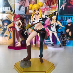 Figurine Lucy Heartfilia En Style Cowboy Fairy Tail - Occasion