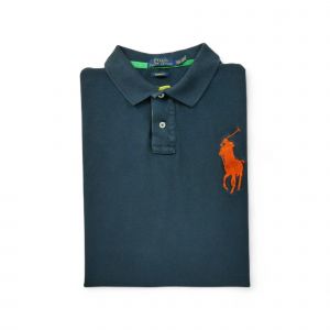 Reconditionné - Polo Manches Courtes Homme Big Pony - Taille 2xl - Homme - Marine - Occasion