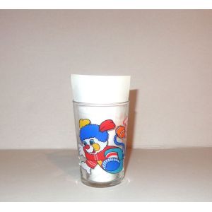 Popples Tennis Verre 1987 TcfcVintage 9,7cm - Occasion