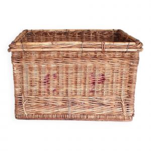 Coffre En Rotin Beige - Occasion