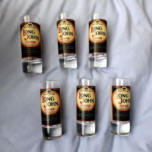 Lot De 6 Verres Shooter De "Long John - Scotch Whisky - Occasion