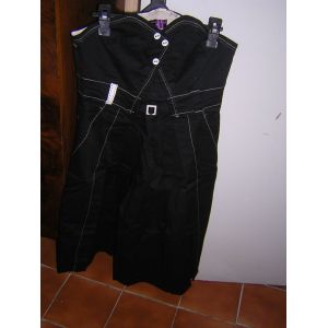 Robe Bustier One Step Taille 42 Coton 98% Spandex 2% Doublure 100% Coton. - Occasion