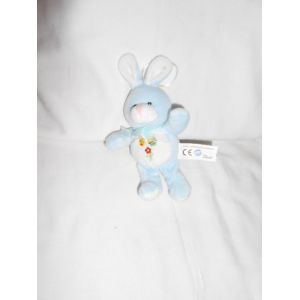 Peluche Doudou Mgm Dodo D'amour Lapin Bleu Paques Oeuf Fleur Vert Rouge Blanc Jaune A Suspendre 18cm Ruban - Occasion