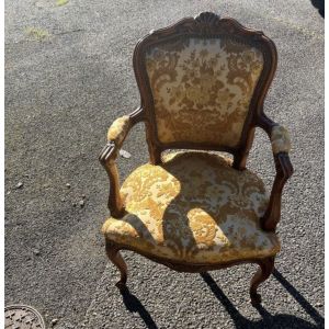 Fauteuil acier style Louis XV - Occasion