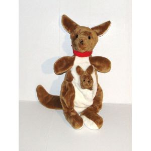 Peluche Kangourou Avec Son Petit Range Pyjama Avp - Occasion