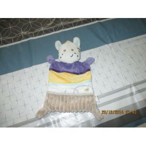 Doudou Plat Zèbre/Âne/Cheval/Vache Nicotoy Simba Dickie - Occasion