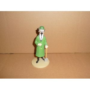 Figurine Tintin La Collection Officielle - Tournesol Et Sa B&ecirc;che- Herg&eacute;/Moulinsart - Occasion