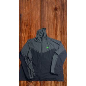 Nike Windrunner Veste Coupe-Vent Gris & Noir - Occasion