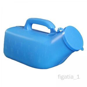 Figatia Urinoir 2xmale Avec Poign&eacute;e Et Couvercle 1200ml Bassin De Lit Pour Voyageurs Handicap&eacute;s Seniors - Occasion