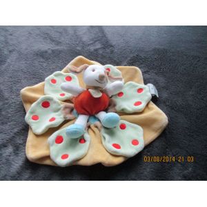 Doudou Plat Chien Fleur Hugo Doudou Et Compagnie - Occasion