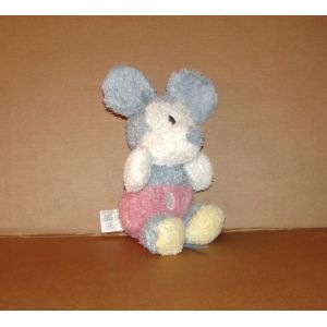 Mickey Bleu Pastel Disneystore Doudou Peluche 30cm - Occasion