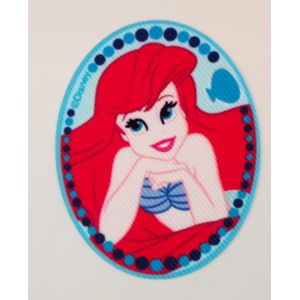 Princesse Ariel La Petite Sirène Ecusson Patch Thermocollant Petit Ovale 2022 Princesses Disney B - Occasion