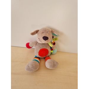 Doudou Agneau Mouton Gris Multicolore Nicotoy - Occasion