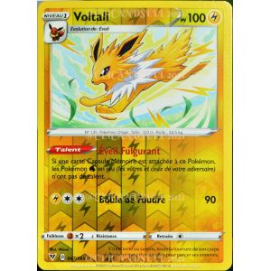 Carte Pokémon 047/185 Voltali ? 100 Pv - Reverse Eb04 - Épée Et Bouclier  Voltage Éclatant Neuf Fr - Occasion