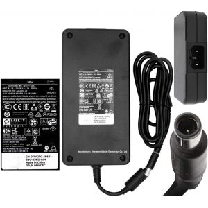 240W Ga240Pe1-00 Pa-9E Adaptateur Secteur Chargeur Pour Ordinateur Portable Compatible Pour Dell M17X R4 M18X X51 Precision M6400 M6500 M6600 M6800 Fwcrc Y044M Y047M Ga240Pe1-00(19.5V 12.3A) - Occasion