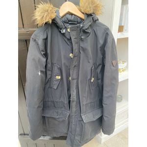 Parka Noire Apok L40 Kaporal Capuche Fourrure - Occasion