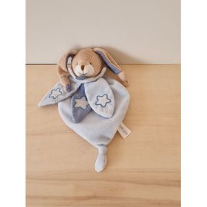 Doudou Lapin Bleu Étoiles Babynat' Baby Nat - Occasion