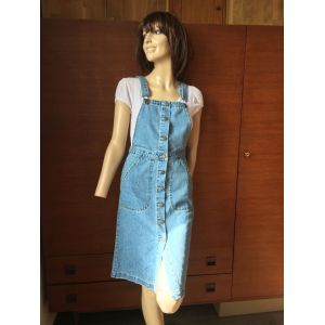 Robe Salopette En Jean Vero Mode Taille 36 Neuve - Occasion