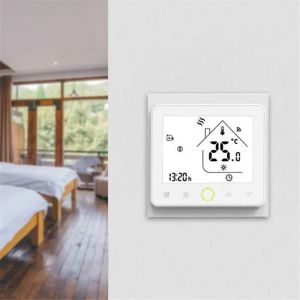 Thermostat d'ambiance - MOES - Intelligent - Wi-Fi 2,4 GHz - Programmation hebdomadaire - &Eacute;cran r&eacute;tro&eacute;clair&eacute; - Occasion