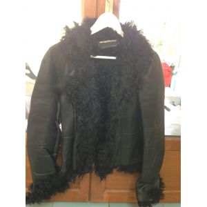 Superbe Veste Cuir Noire Ventcouvert Taille 1 - Occasion