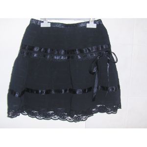 Jupe Noire Habill&eacute;e - Taille 34 - Occasion