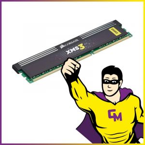 8Go RAM DDR3 CORSAIR CMX16GX3M2A1333C9 DIMM 1333 Mhz M&eacute;moire PC - Occasion
