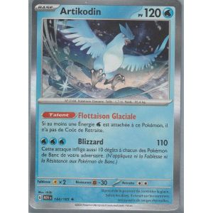 Carte Pok&eacute;mon - Artikodin - 144/165 - Holo-Rare - Ev3,5 151 Mew - Occasion