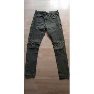 Jean Kaki Troue Zara 11 12 Ans - Occasion