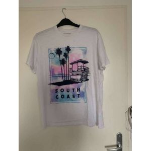 T-Shirt Primark Blanc Xl - Occasion